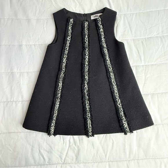 The Jany & Ballot  Elegant Black and Gray Kids Dresses - Picture 2 of 8